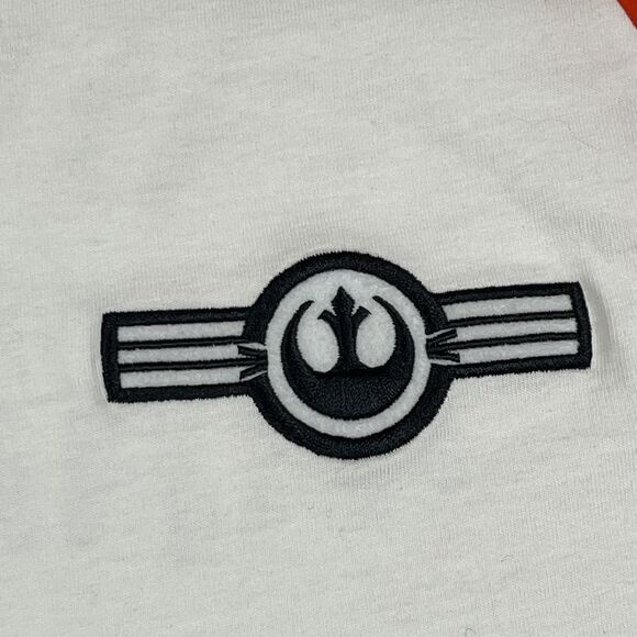 Star Wars Adidas Shirt Men M Rebel Alliance Rogue Squadron Luke Skywalker X Wing - Picture 7 of 13